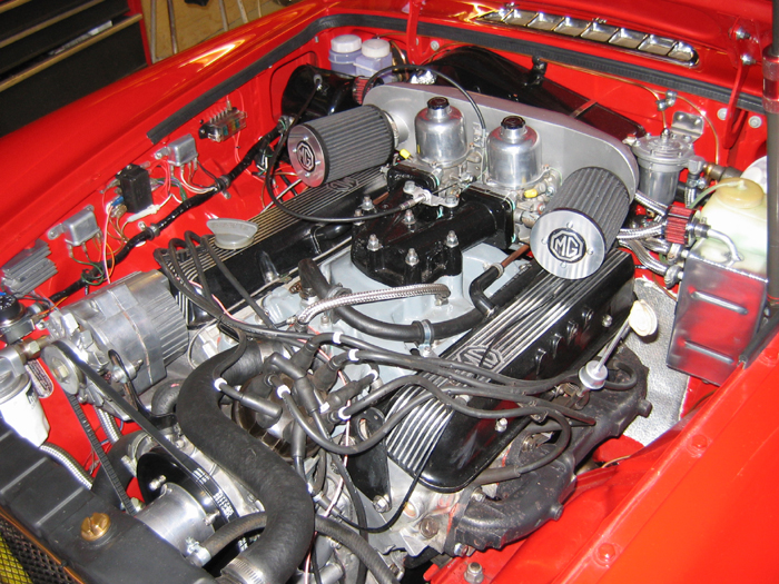 V8 engine in place | The MG Owners' Club