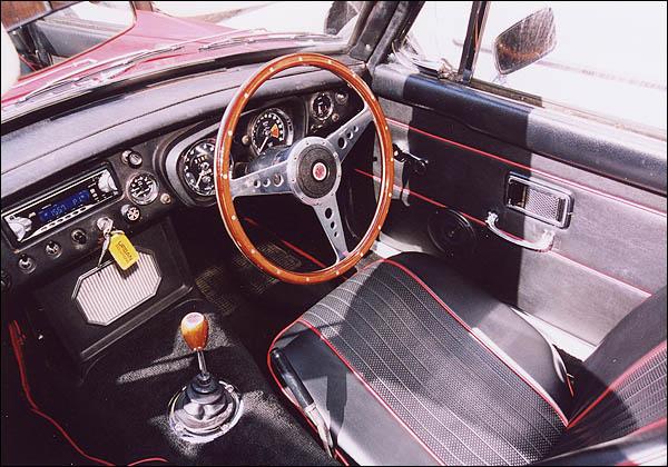 Interior with Moto-Lita wheel fitted