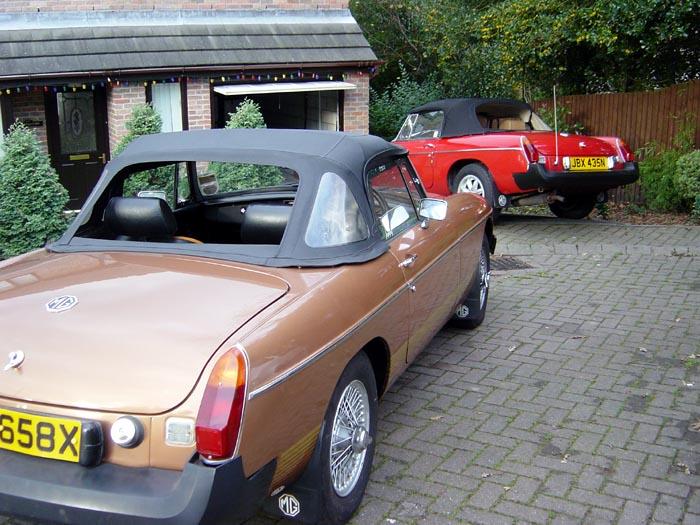 Are there any other brothers out there with two superb roadsters like these two?  One is a totally original 1981 LE and the other is a totally restored 1975 roadster. Bring on the fine weather, but the sun always shines in South Wales.