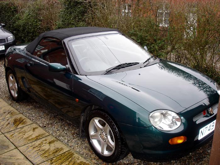 This is my first MG. A 96 MGF is BRG. I am looking forward to summer!