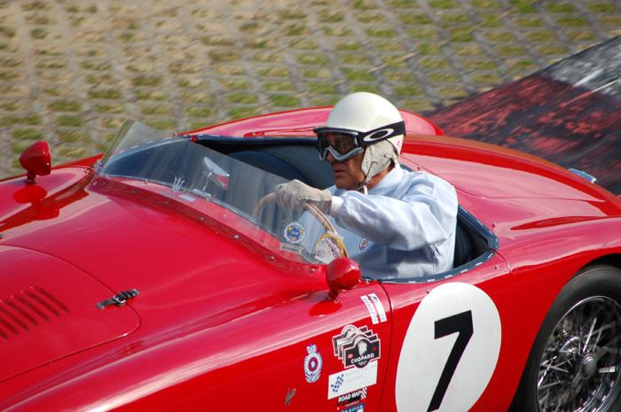 RAC Woodcote Trophy - Sir Stirling Moss at the wheel of OSCA MT4
