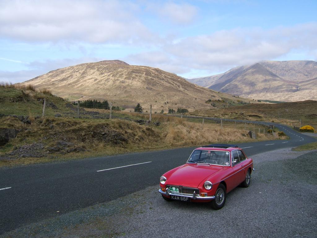 MGOC Ireland tour - in the mountains of Co Mayo