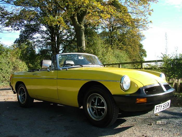 Totally orginal 1980 MGB in snapdragon yellow
