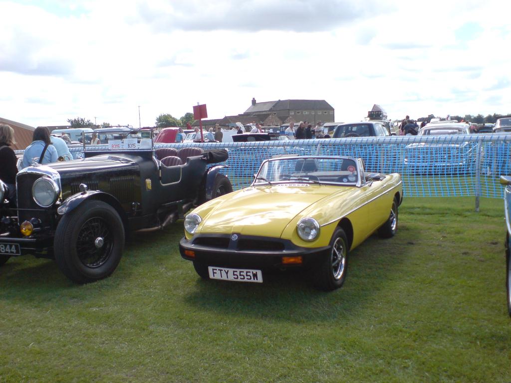 On show at Ripon Old Cars. Ripon racecourse July 2007