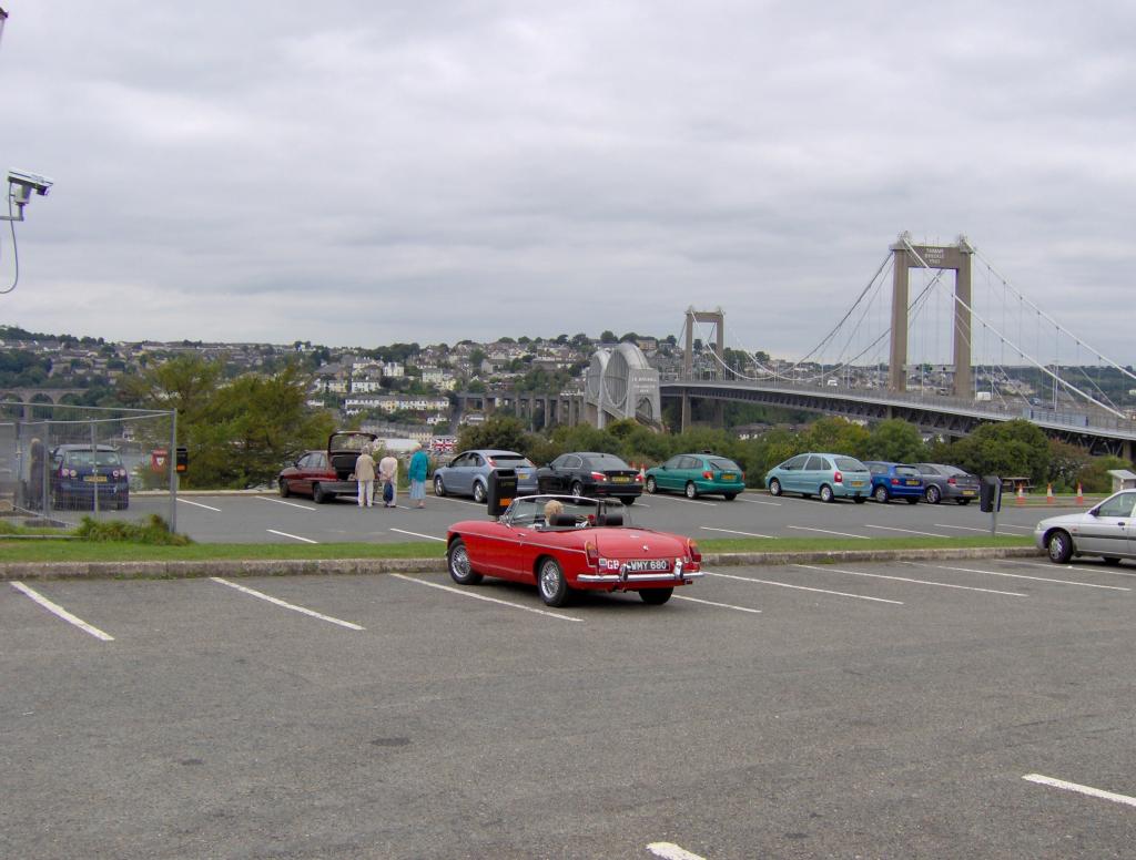 1970 Flame Red B on a Sunday outing to Looe