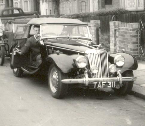 1954 MG TF 1250cc Black,at Rochford,Essex