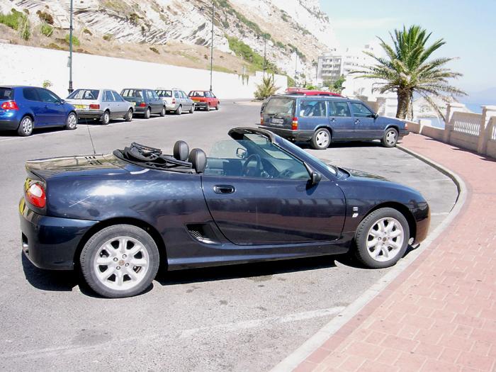 2003 MG TF 115,in Gibraltar where I now live.