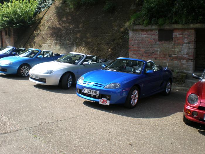 Gathering at Brooklands for the Regency Run 2008