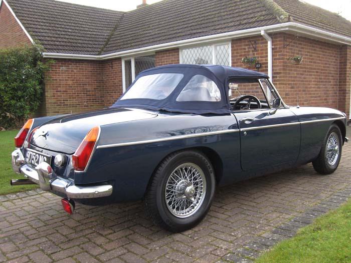Restored 1966 MGB &amp; supercharged - ready to go.