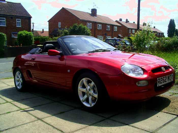 Tuned MGF VVC in fantastic mint nightfire red.