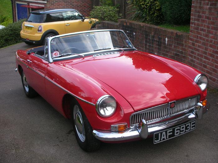 I have owned this MGB for 9 weeks. It has just had its first wash and polish. It is a bit more comfortable than the TA it replaced!
