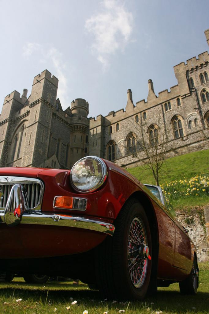 The 2009 Chichester MG Club meeting in Arundel Castle.