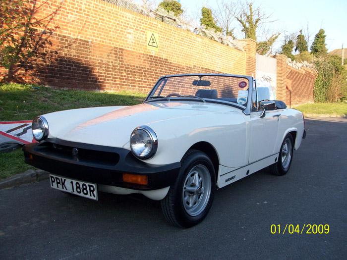 This is my MG Midget it  is my pride and joy!!!
