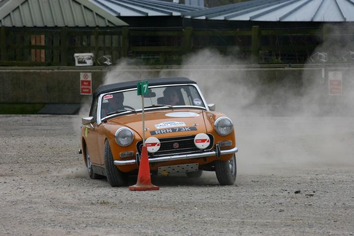Taken on our first Historic Rally in April 2009. With my Son co-driving.1972 RWA.