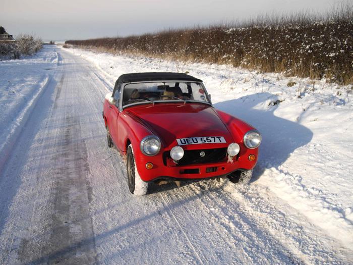 The snow didn&#039;t stop Molly.  When modern cars were lying in ditches on their roof, she just sailed by.  What a fantastic machine.