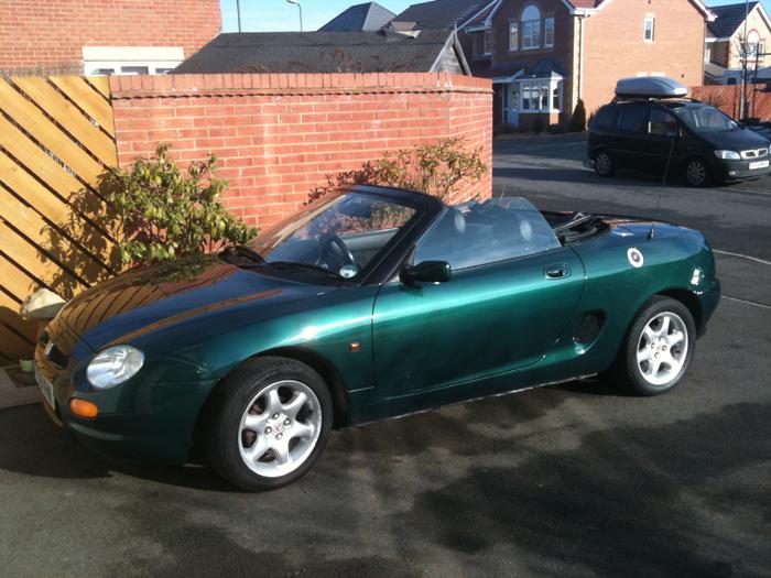 My 1996 MGF first registered in UK 2001, Has only 28000 miles , 6000 of which was outside UK, it is need of TLC , which I will give her