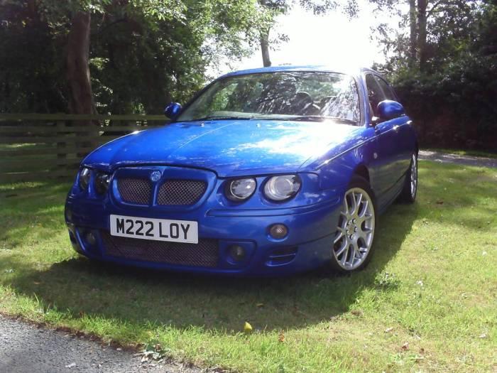 A recently acquired Trophy Blue MG ZT CDTi+