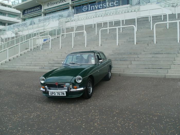 The star at Epsom racecourse