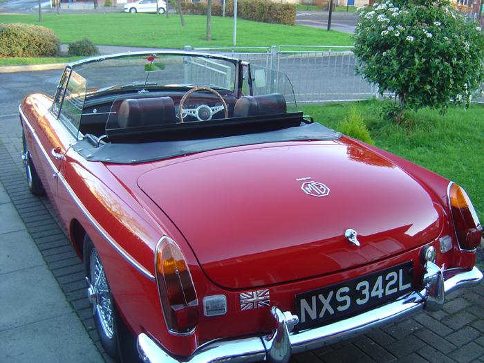 MY LOVELY MGB CLEANED AND READY FOR PLENTY SUMMER FUN!!!