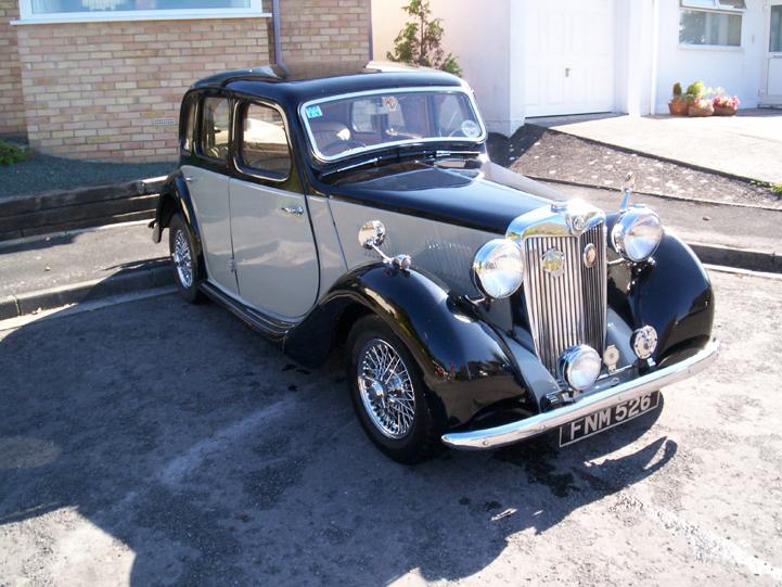 1947 MG YA with a 5 speed gear box and a few MGB bits to make it even more fun to use