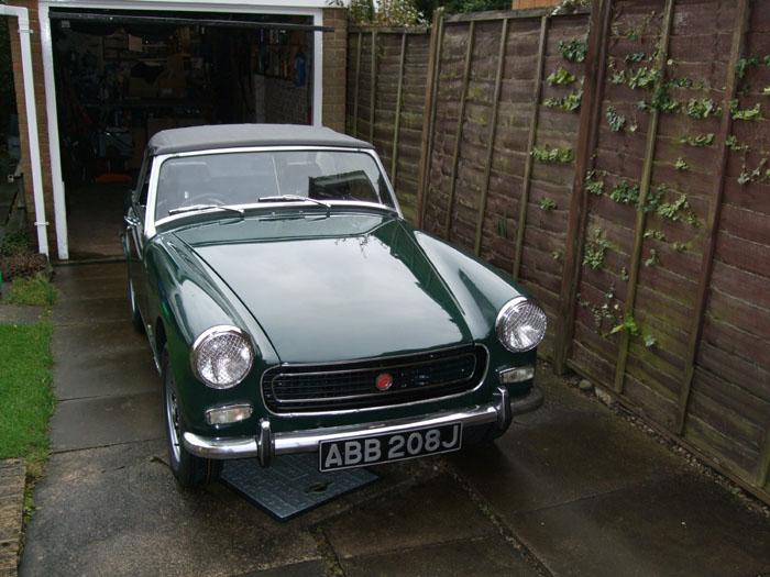 MG Midget finally finished after 3 yrs restoration carried out at home - all done by me