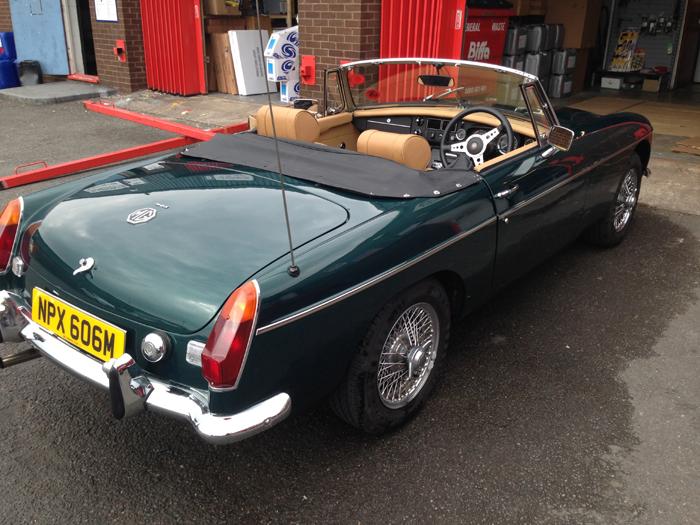 My new MGB 1973 was originally a prize in the Lancaster insurance win a MG competition. Purchased from Winner. Can&#039;t believe he sold it ! Its Fantastic and I can&#039;t believe my luck in now owning it !!