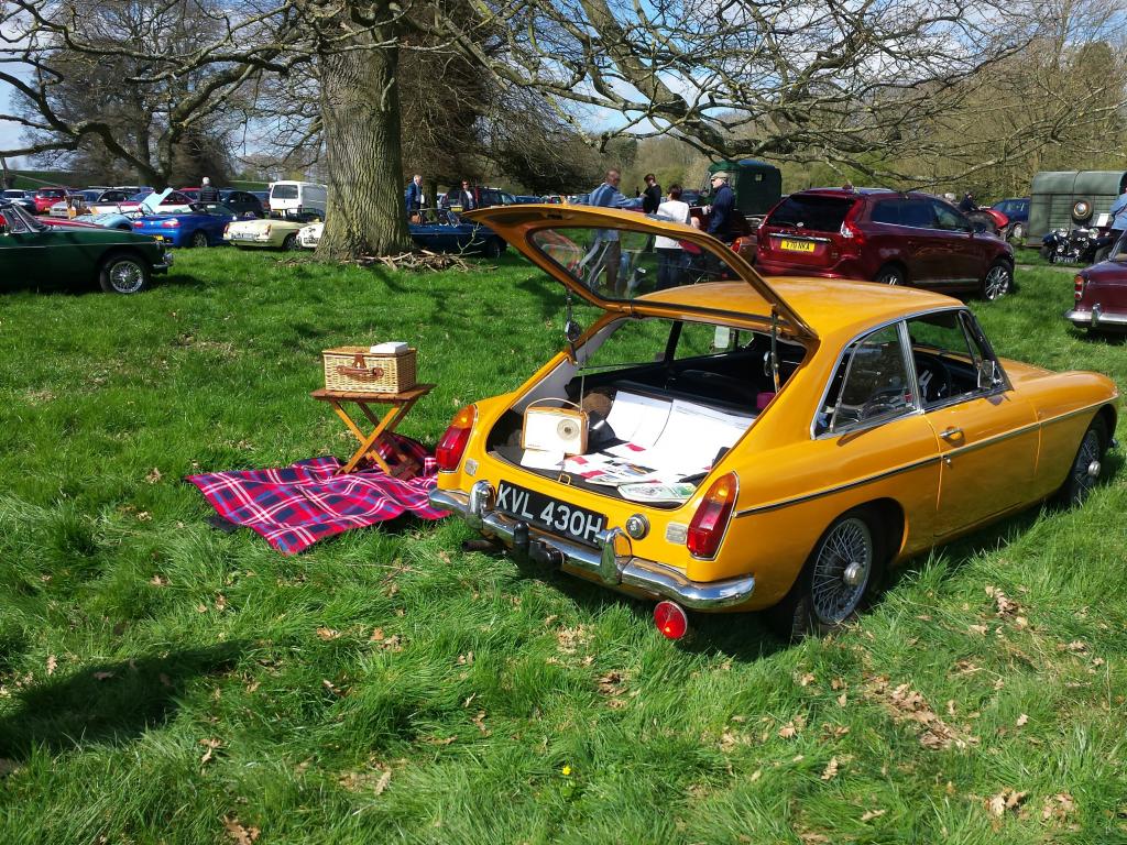 My MGB GT (Milly) 1970 at the Daffodil Run.