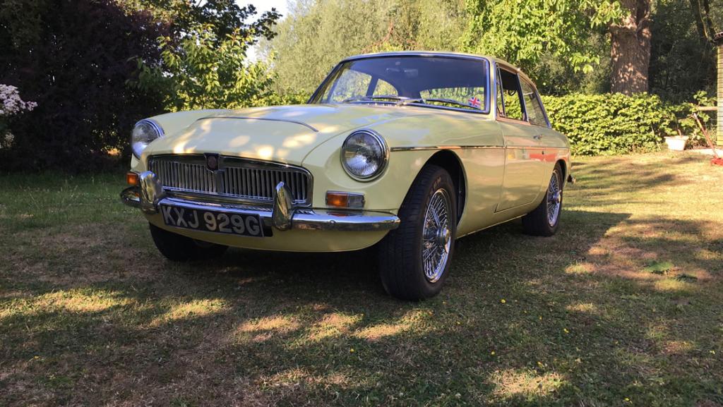 My MGC in back garden