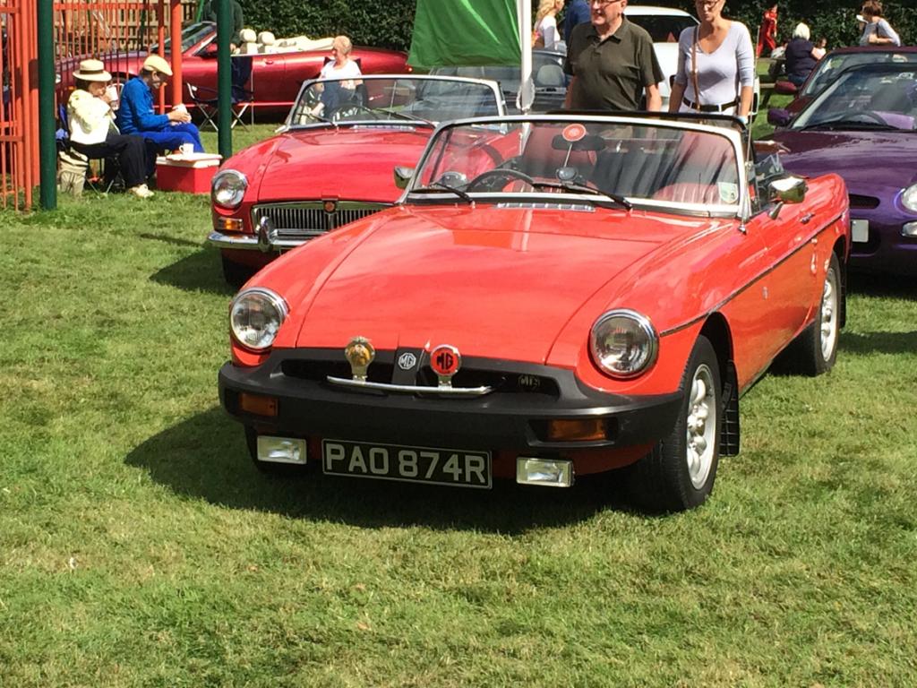 Pride of place at the Brailes show with the Arden MG club
