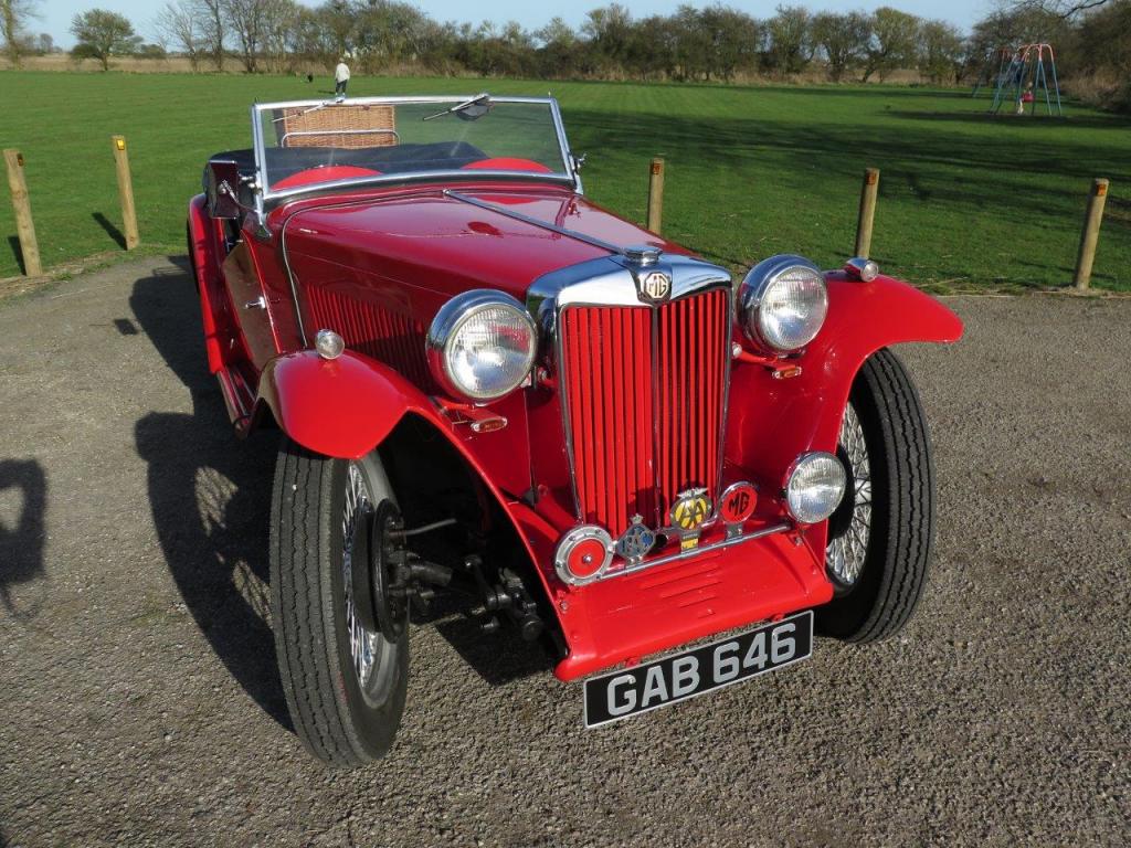 My 1947 MG TC in park