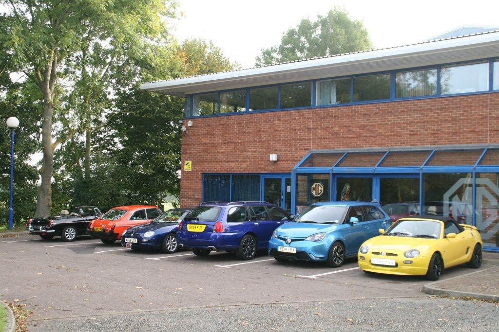 My MG3 at Swavesey HQ, on the Autumn Gold Run 12/10/2014.