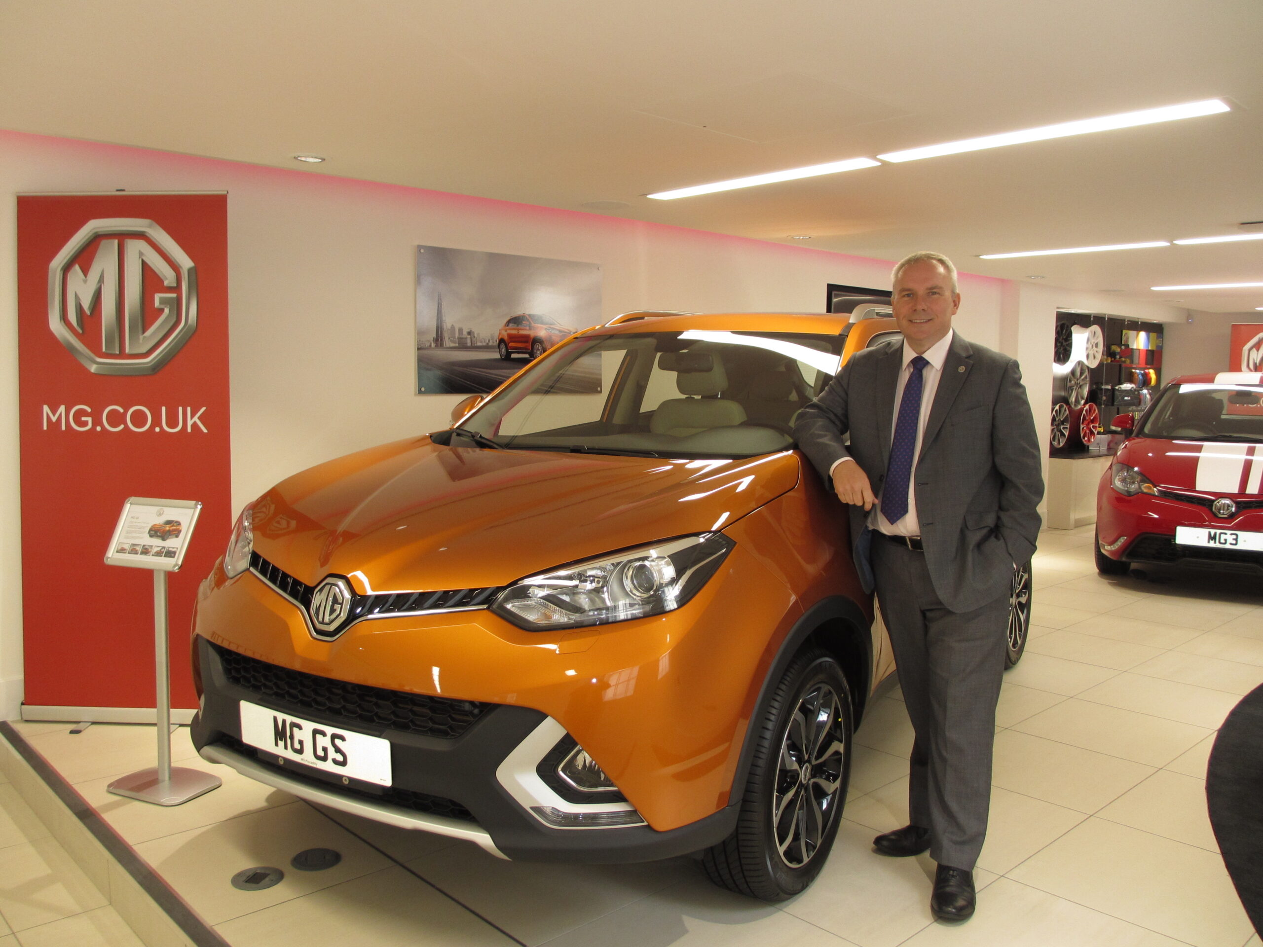 Matthew Cheyne. MG Motor Marketing Manager