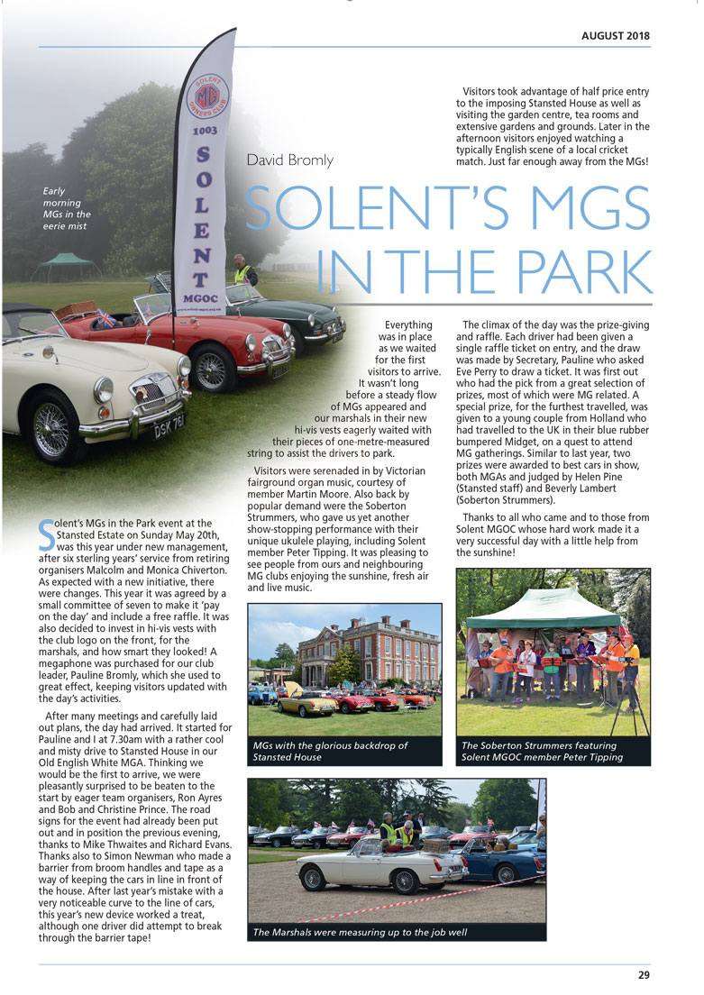 SolentMGsinthepark