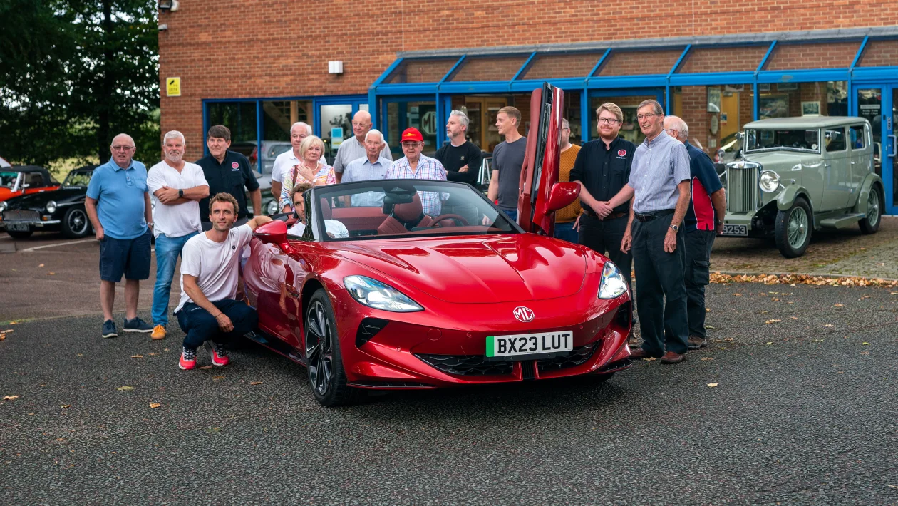 MG Owners Club meets the Cyberster